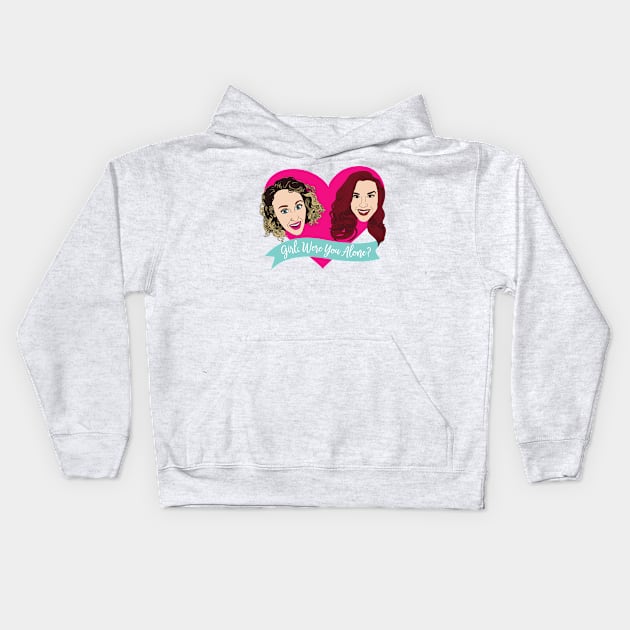 Podcast Cuties Kids Hoodie by Girl Were You Alone Podcast